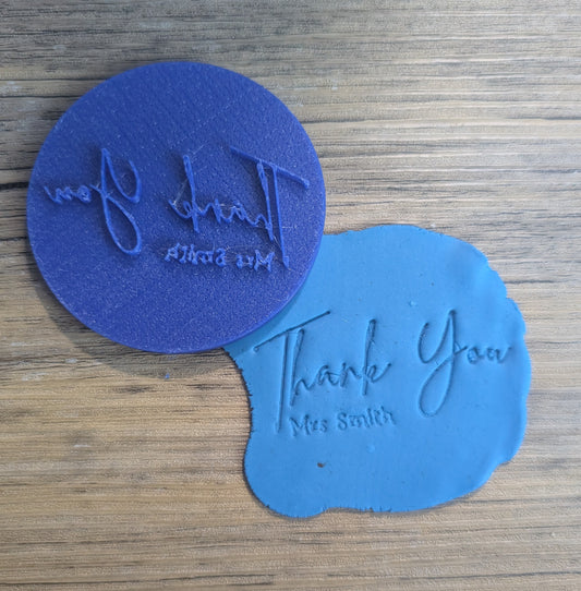 Cookie Stamp- Thank you Teacher